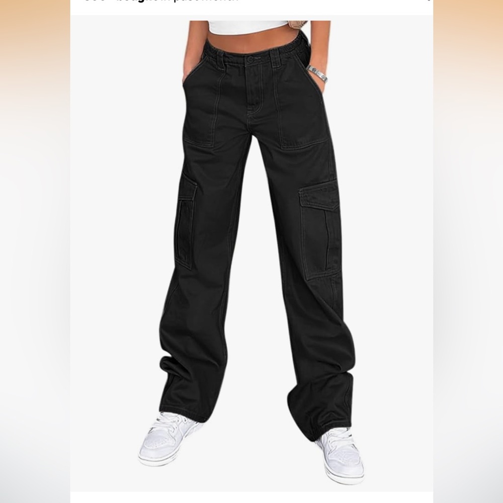 Black Cargo Pants